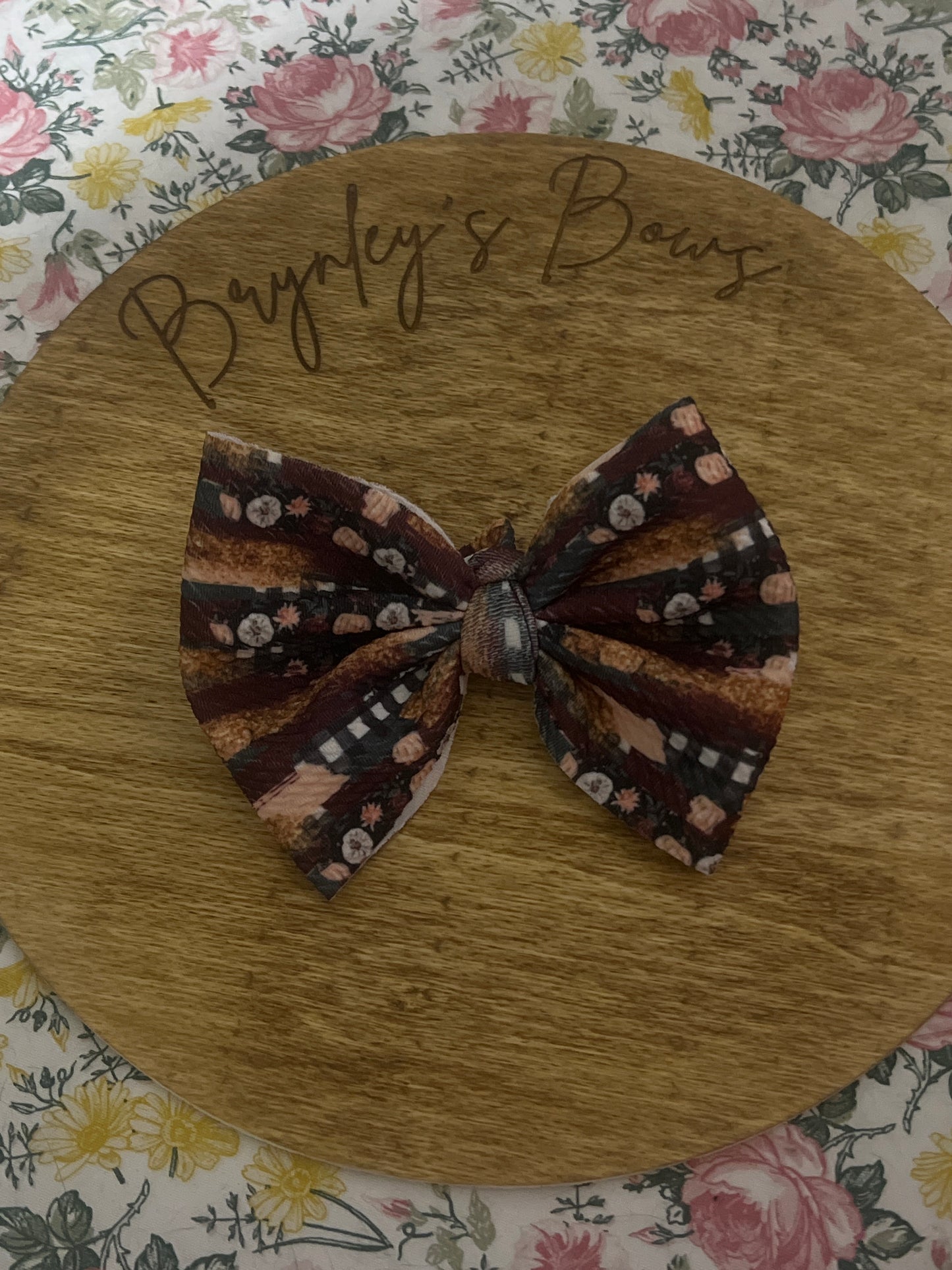 Pumpkin brushstrokes