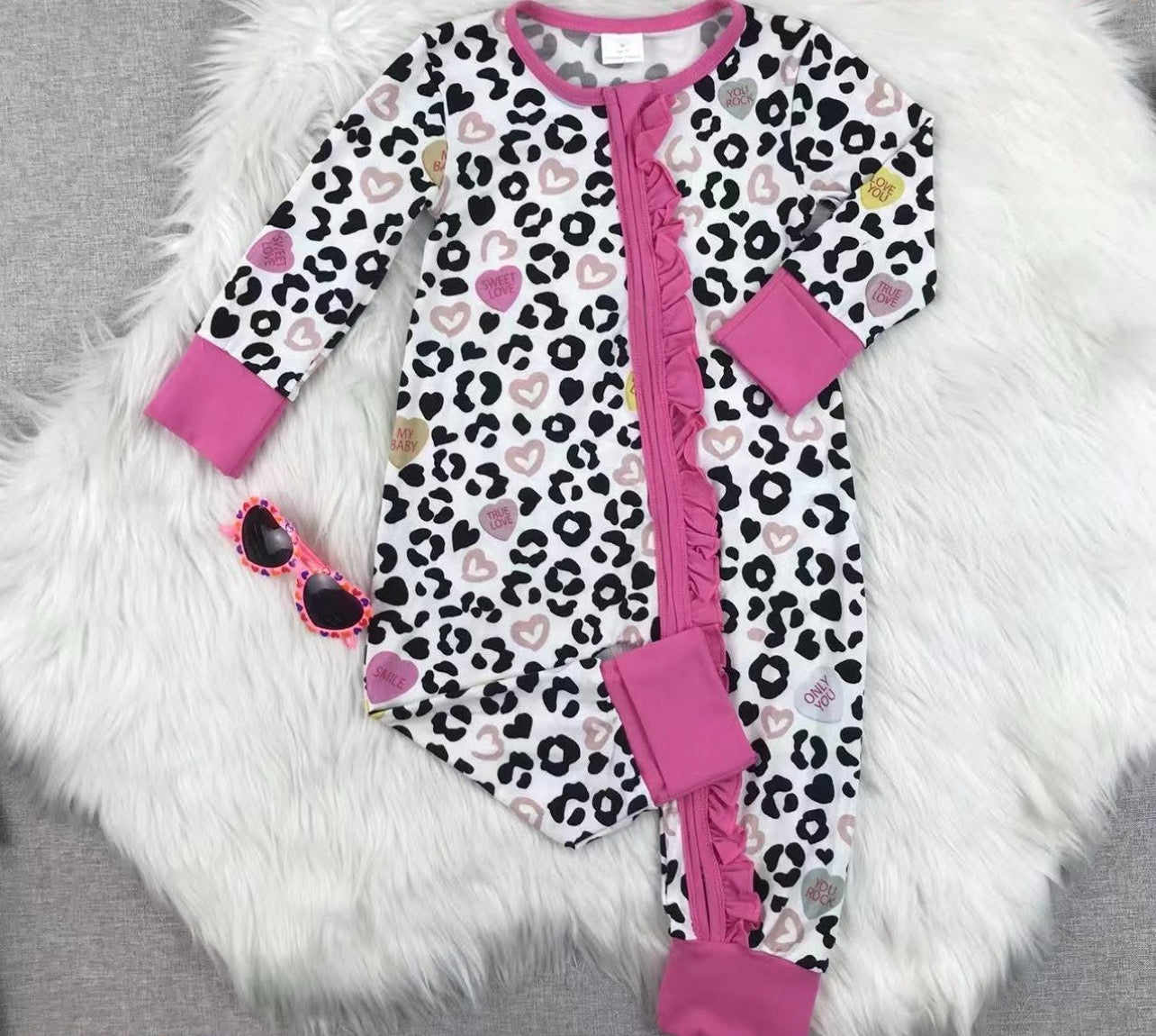 Valentines bamboo zippie