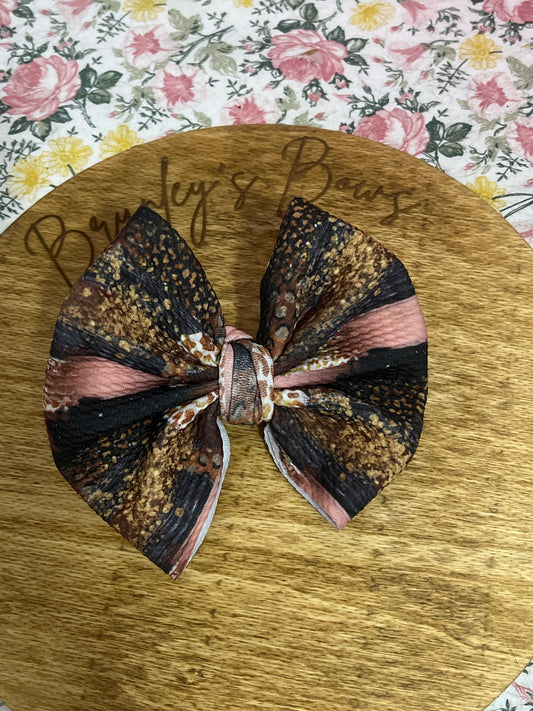 leopard brushstrokes